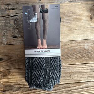 NWT Lemon Pebble Rib Legging Made in Italy - M/T